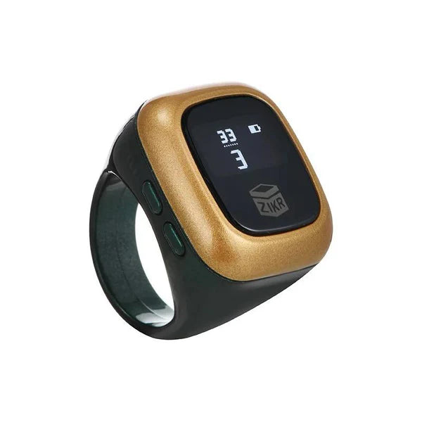 Multifunction OLED Zikr Ring | Tally Counter With Date Time Vibrate Remind Prayer